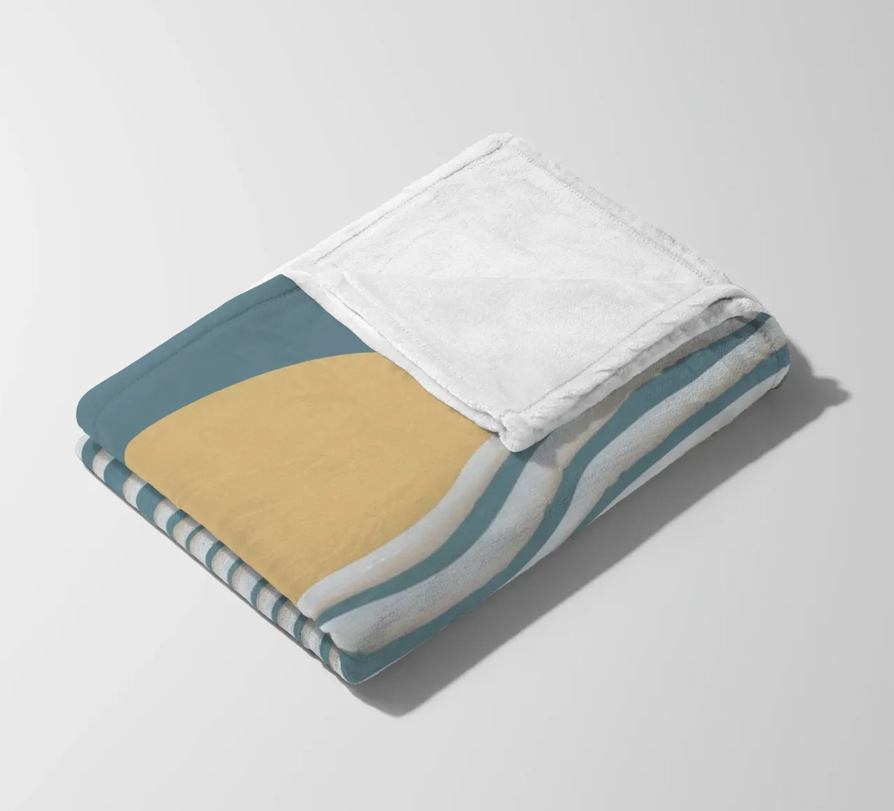 Golden Wave Cadence Fleecedecke von Stone Patina