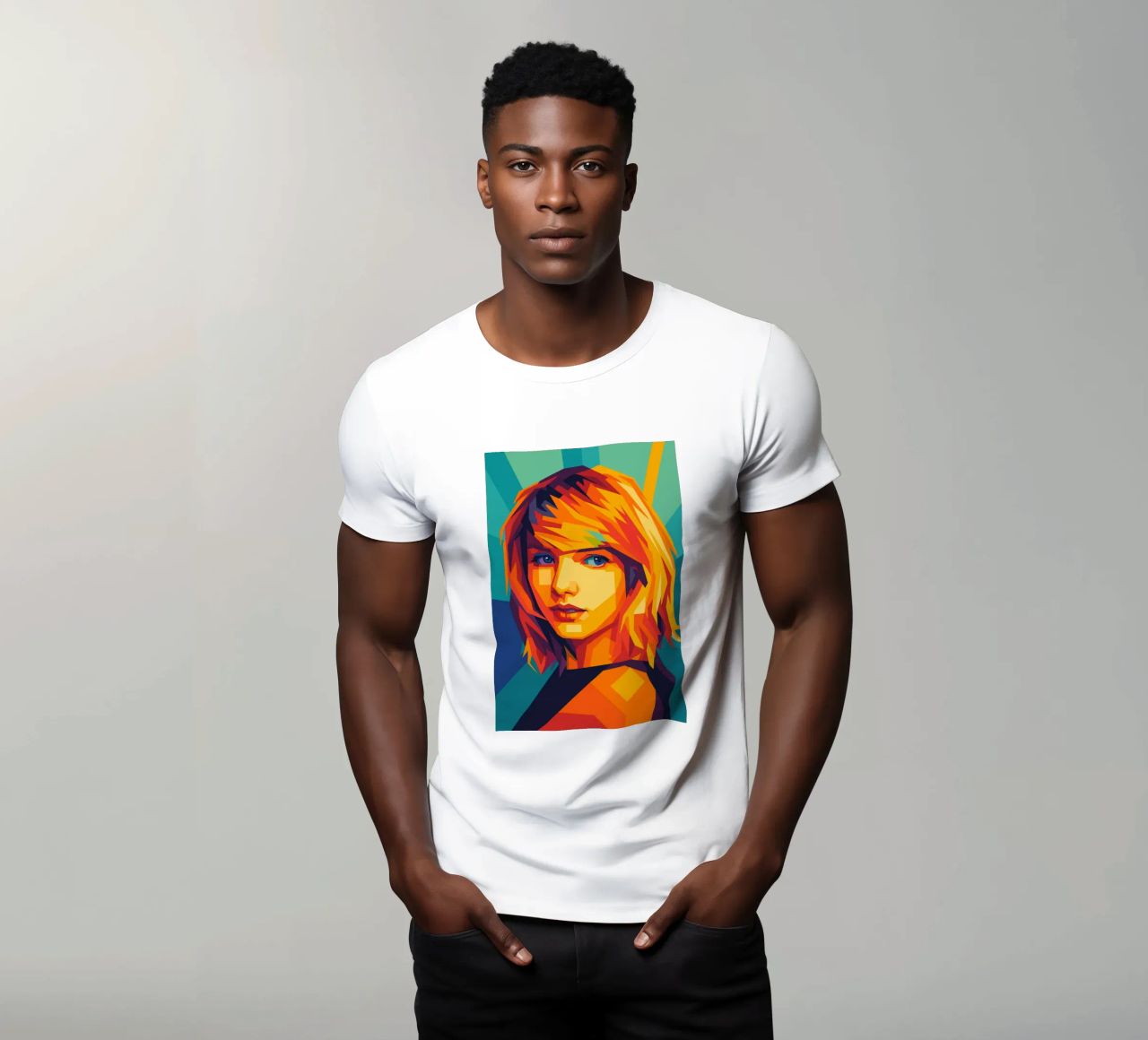 swift retro pop art wpap t-shirt da aiswa