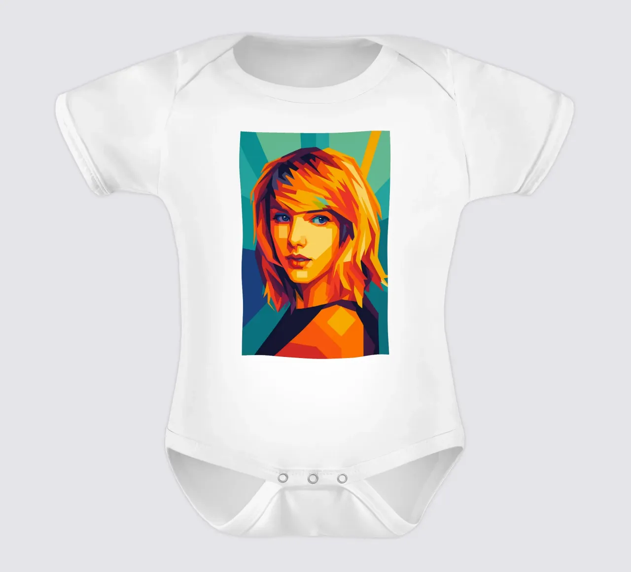 Mauersegler retro pop art wpap Kurzarm Babybody von aiswa