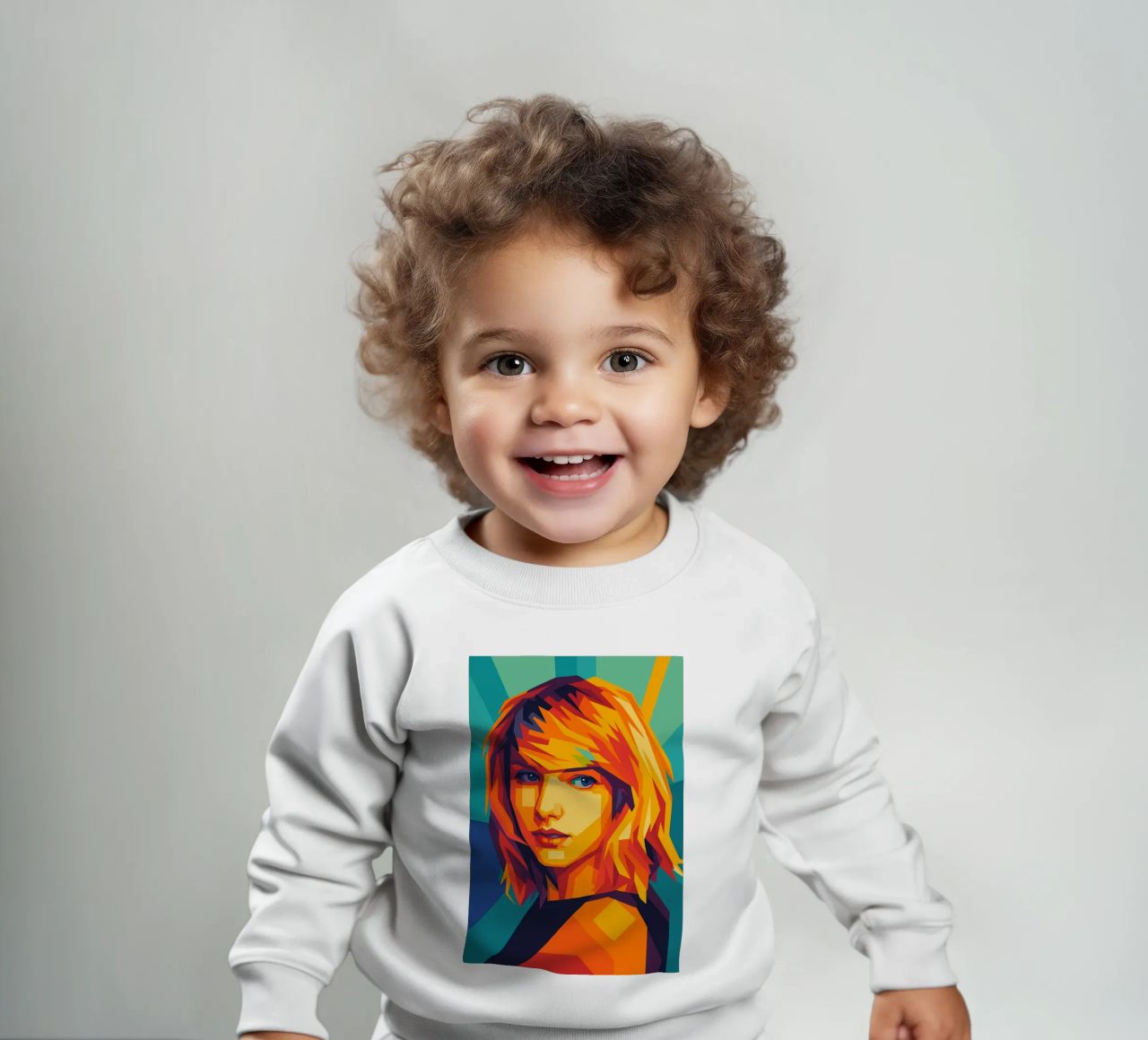 swift retro pop art wpap felpa neonato da aiswa