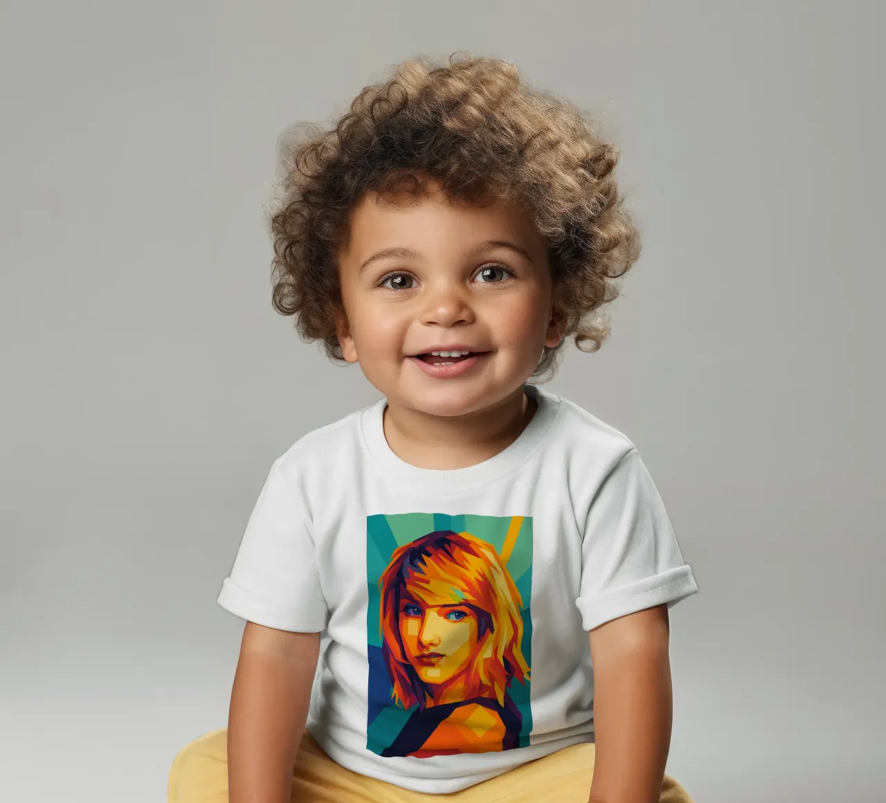 Mauersegler retro pop art wpap Baby T-Shirt von aiswa