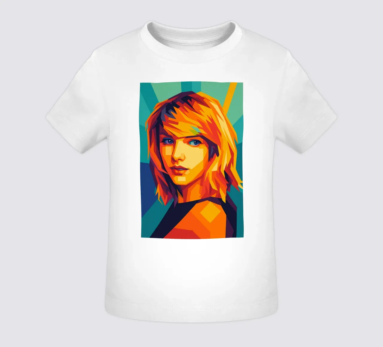 Mauersegler retro pop art wpap Baby T-Shirt von aiswa
