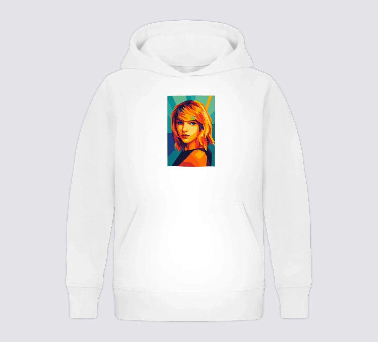 swift retro pop art wpap felpa bambino con cappuccio da aiswa