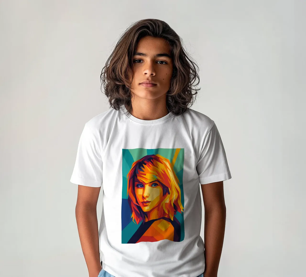 swift retro pop art wpap t-shirt bambini da aiswa