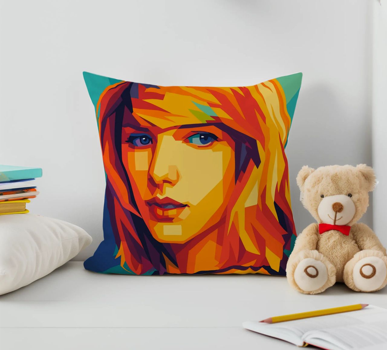 swift retro pop art wpap cuscino da aiswa