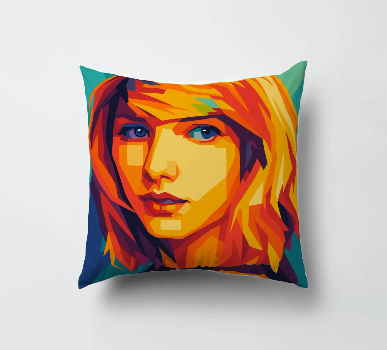 Mauersegler retro pop art wpap Kissen von aiswa