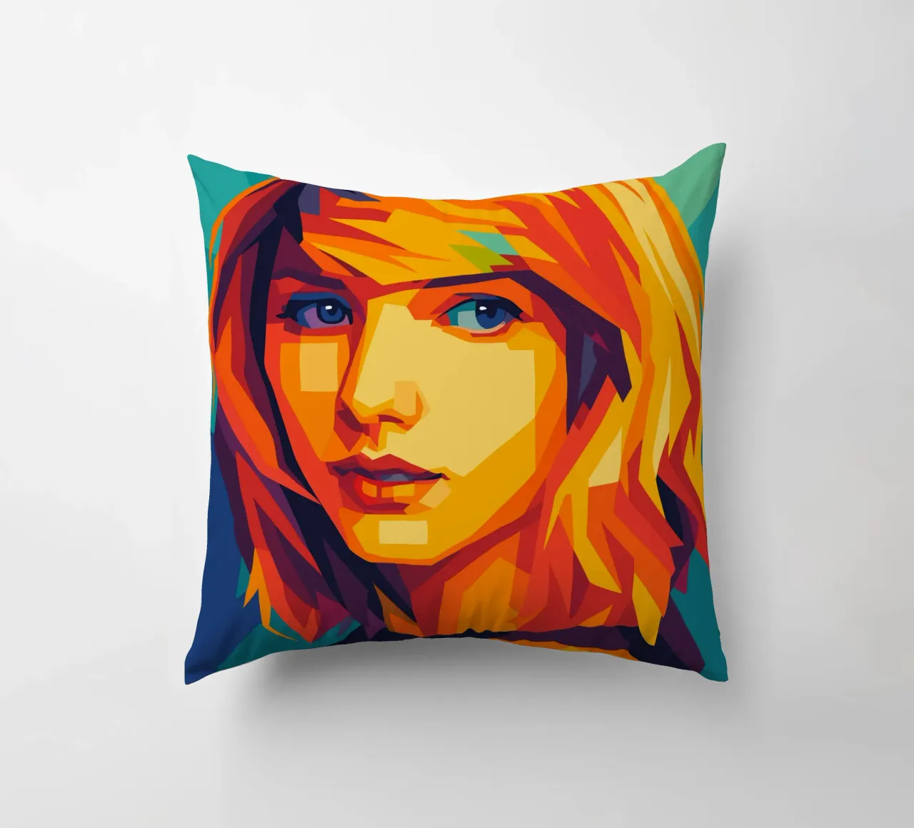 Mauersegler retro pop art wpap Kissen von aiswa