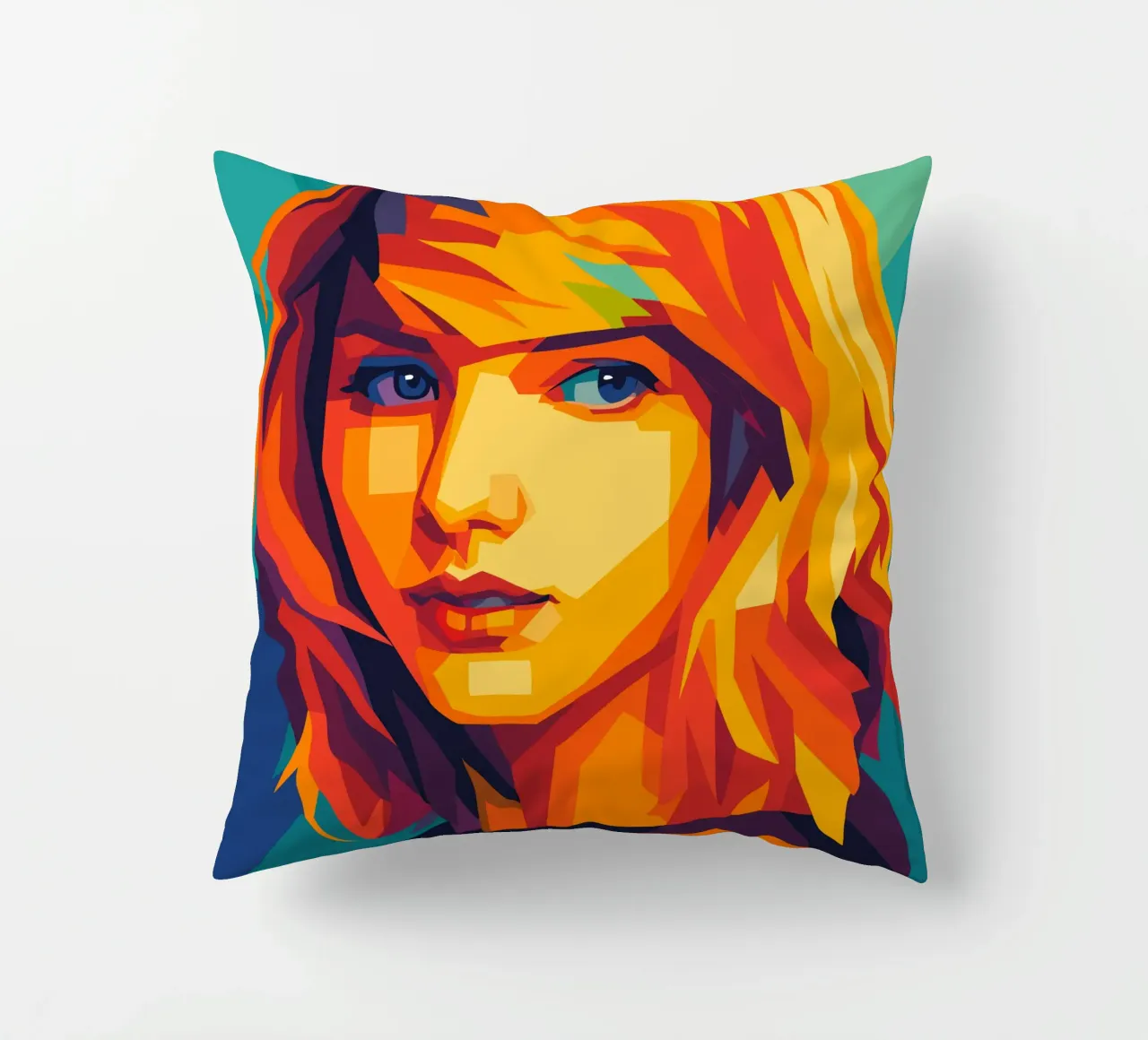 Mauersegler retro pop art wpap Kissen von aiswa