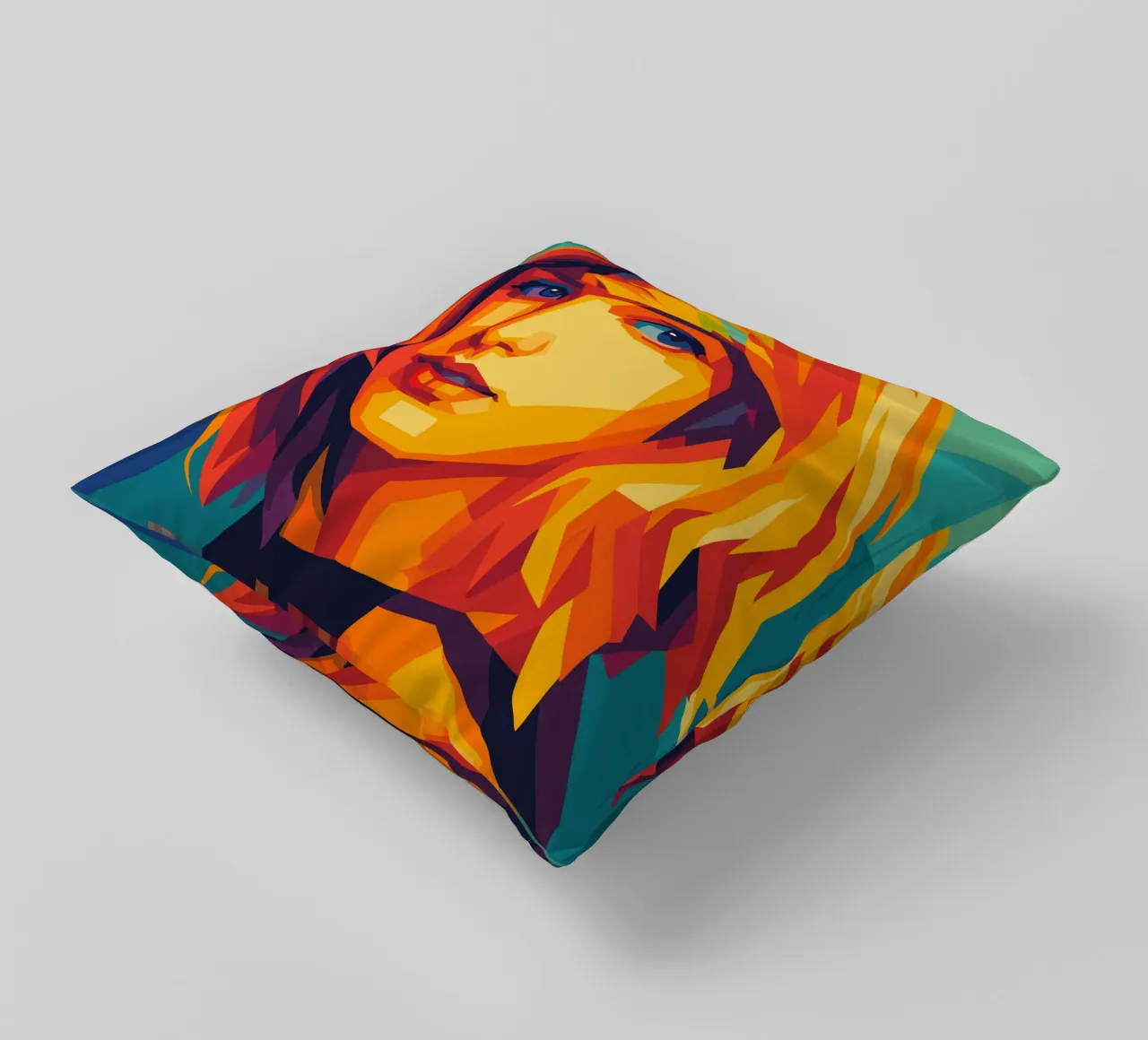 Mauersegler retro pop art wpap Kissen von aiswa