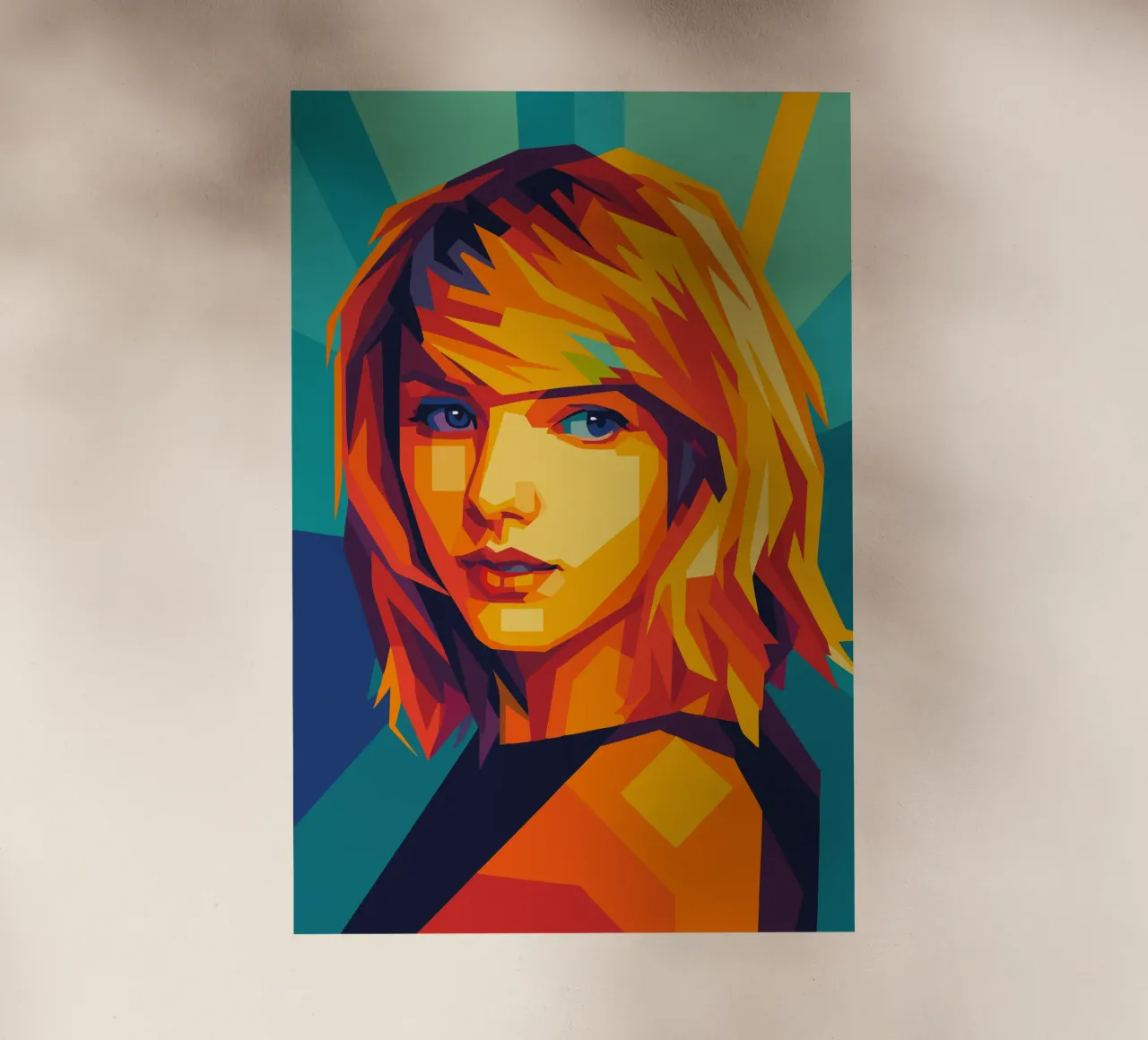 swift retro pop art wpap pellicola backlit da aiswa