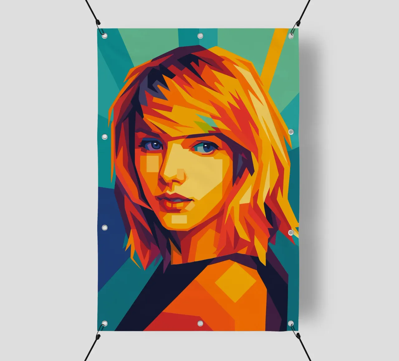 swift retro pop art wpap telo in pvc da aiswa