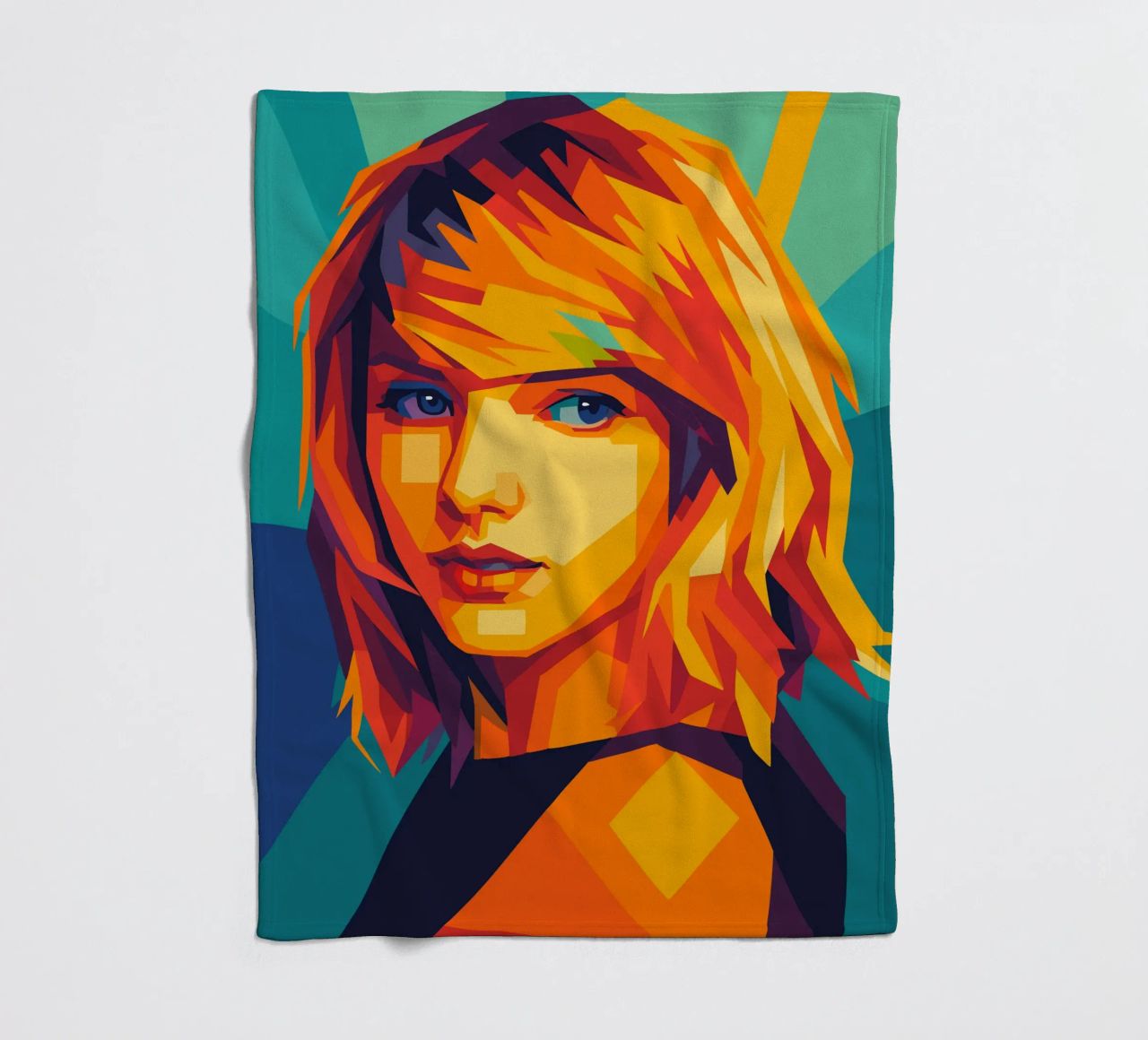 swift retro pop art wpap coperta in pile da aiswa