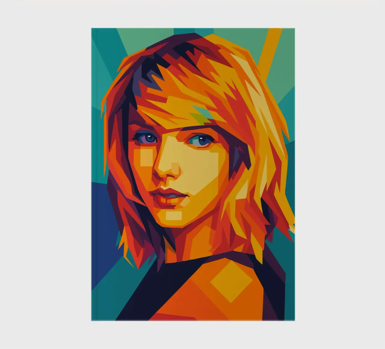 swift retro pop art wpap notebook by aiswa