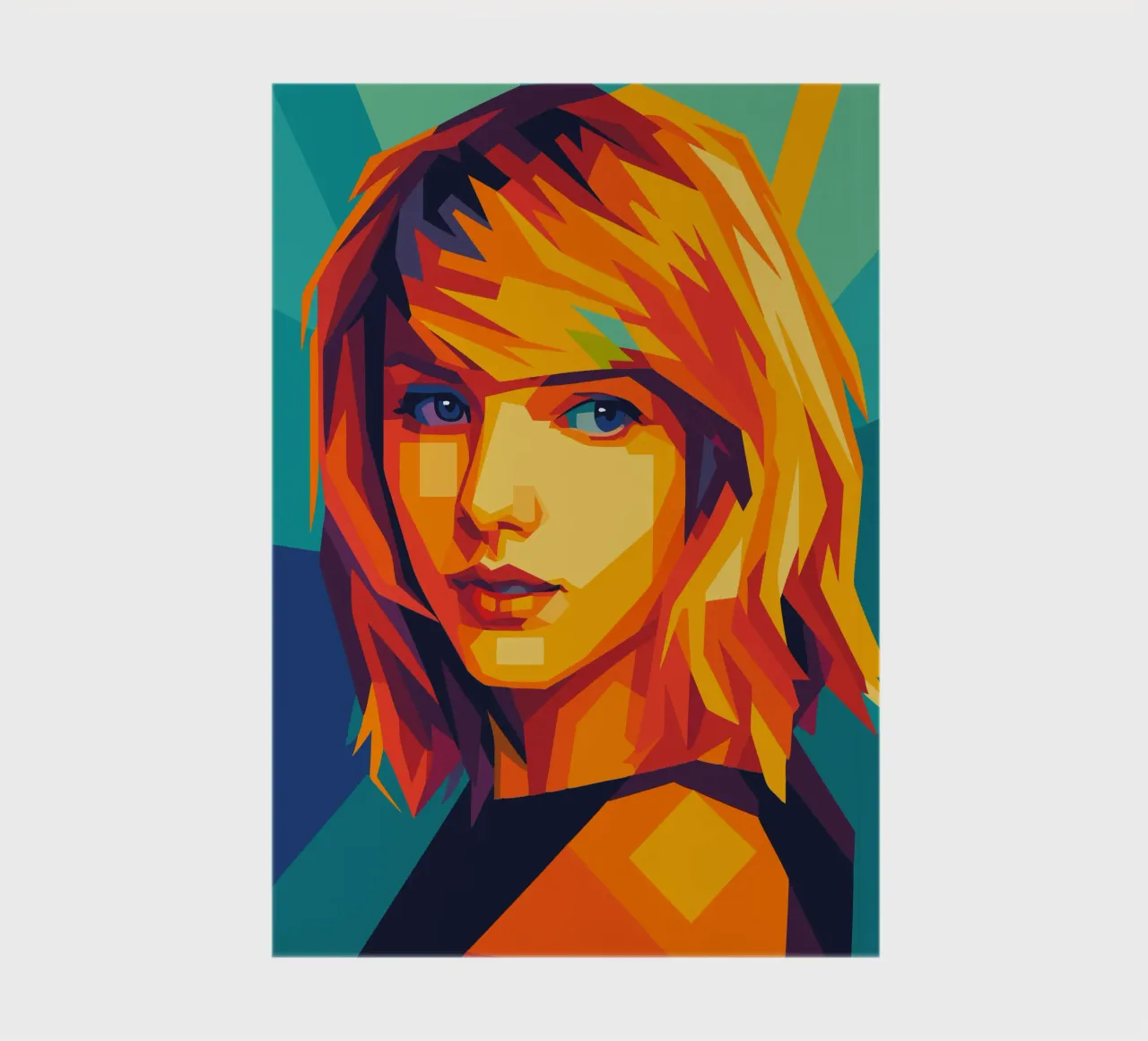 swift retro pop art wpap carnet de notes de aiswa