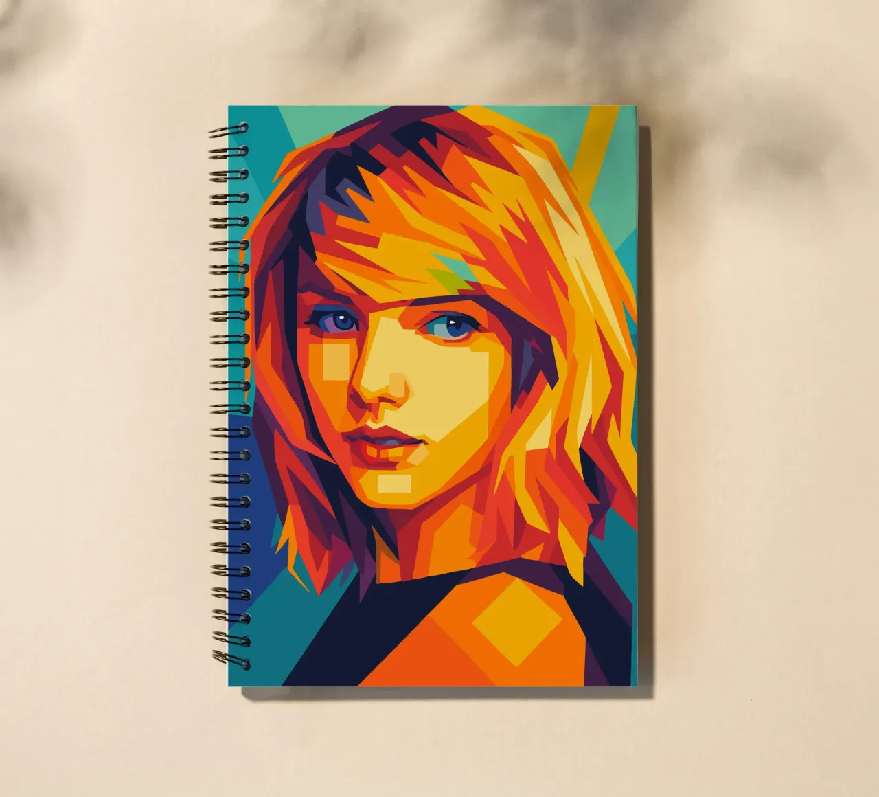 swift retro pop art wpap diario ad anelli da aiswa