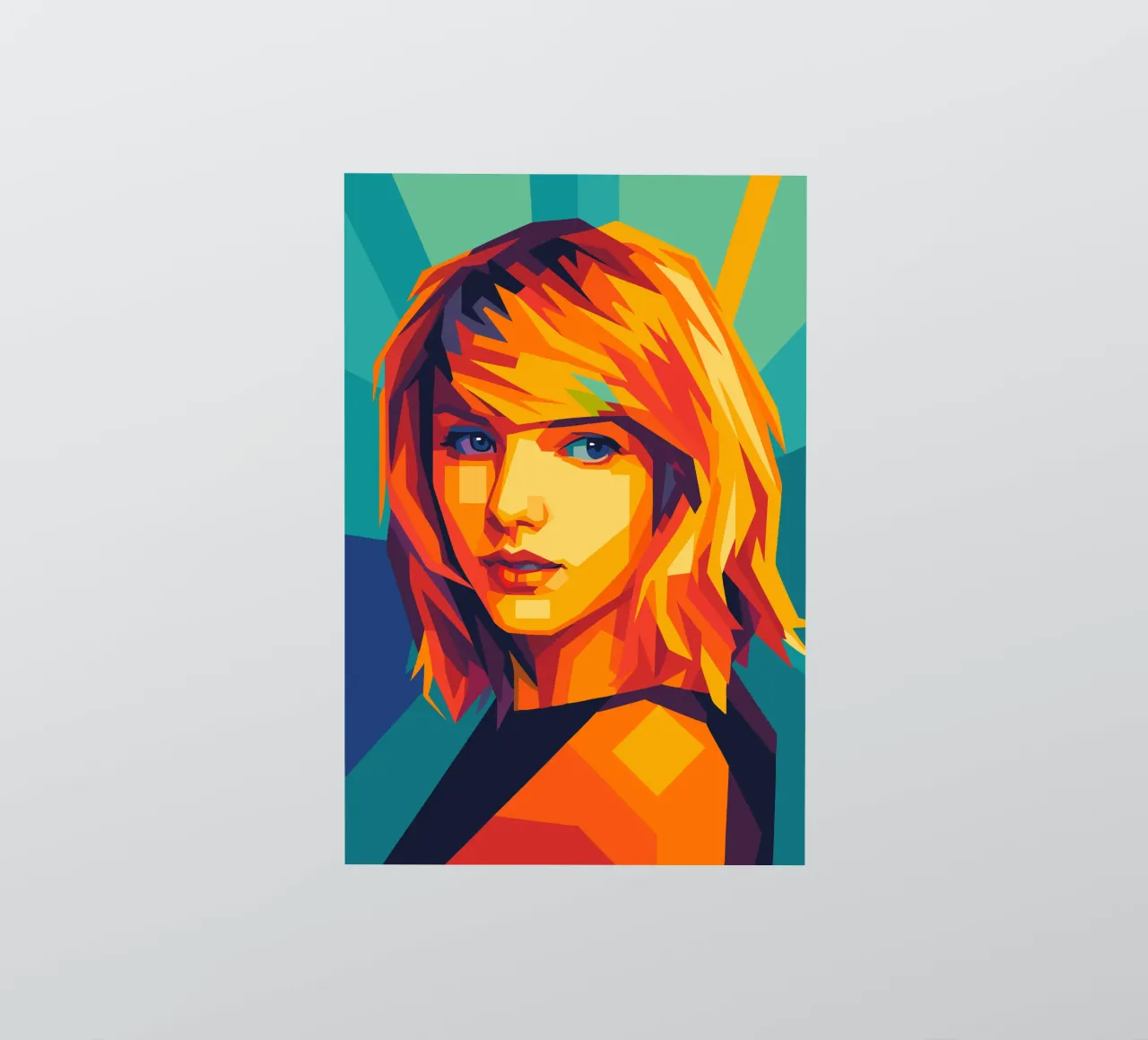 swift retro pop art wpap adesivo da aiswa