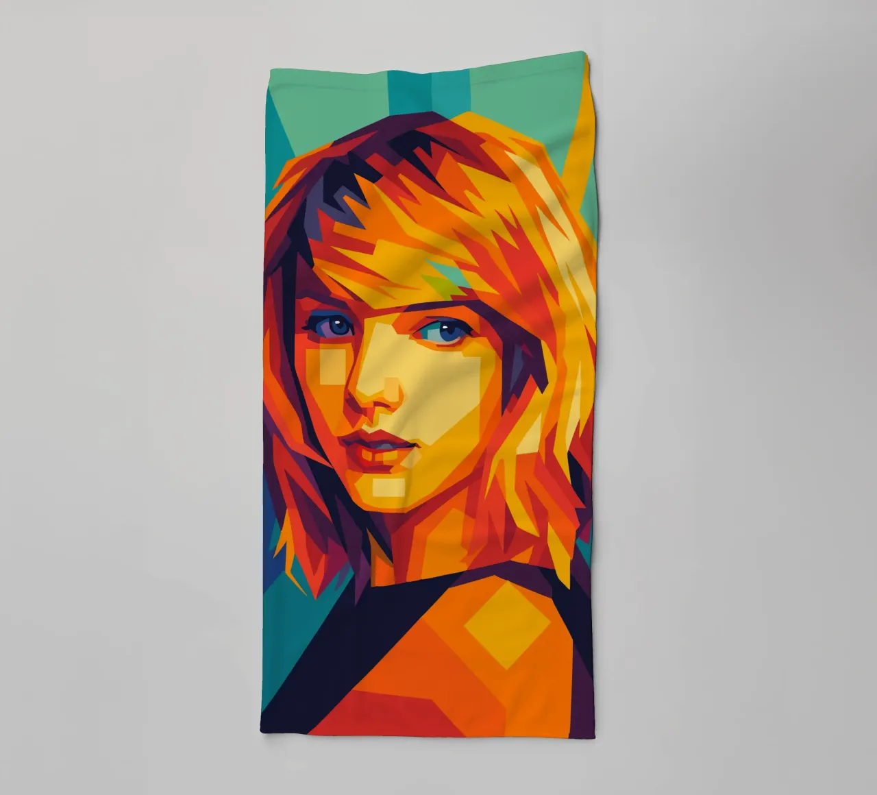 Mauersegler retro pop art wpap Handtuch von aiswa