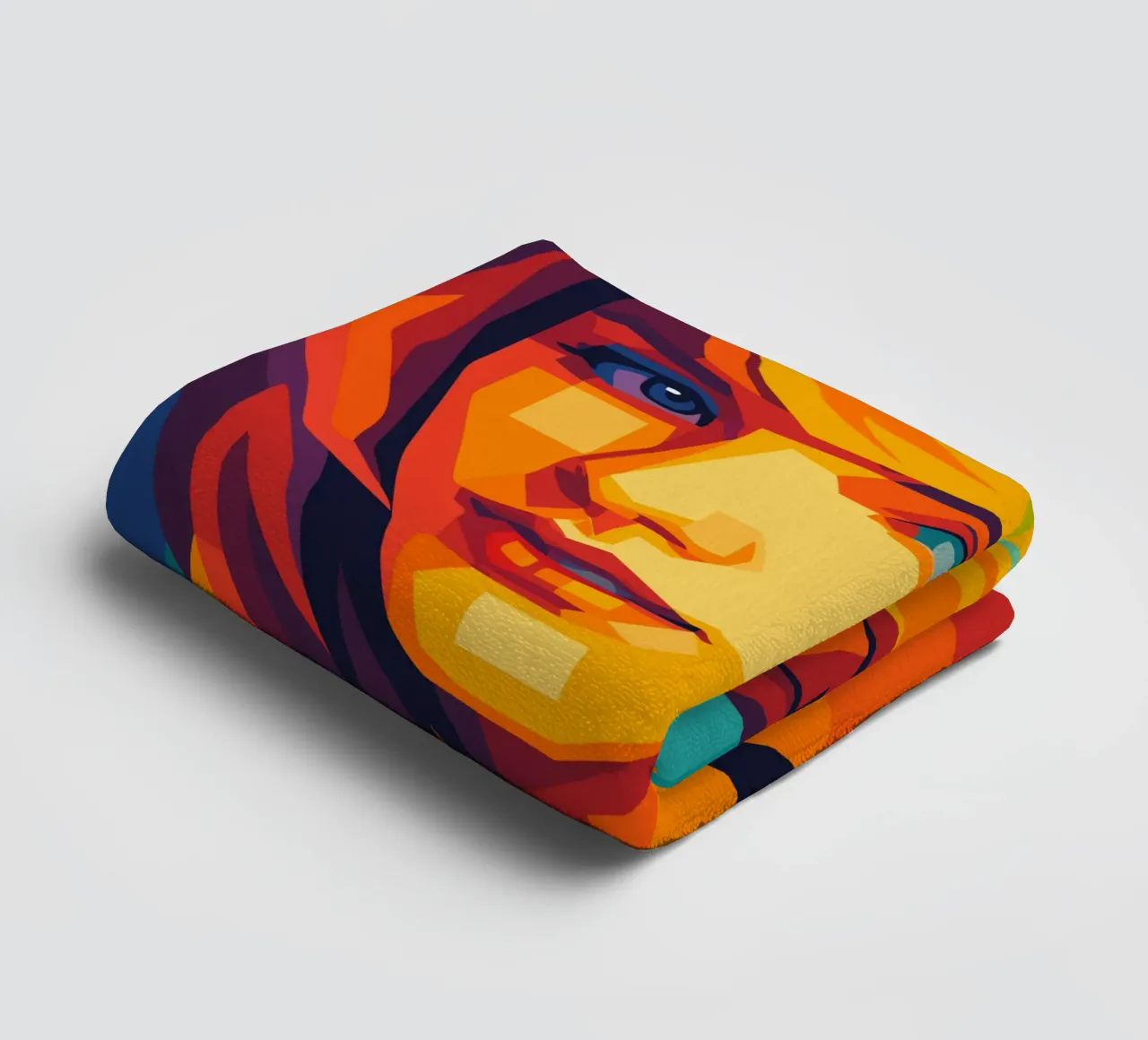 Mauersegler retro pop art wpap Handtuch von aiswa