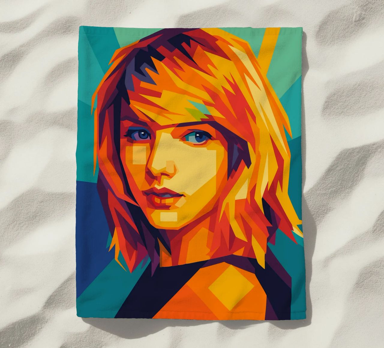 swift retro pop art wpap telo mare da aiswa