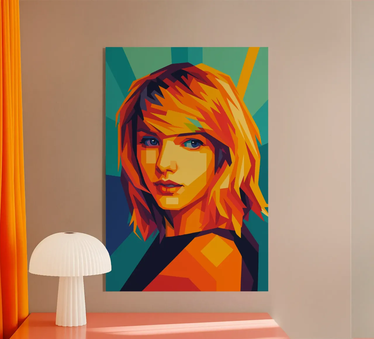 swift retro pop art wpap plexiglass da aiswa