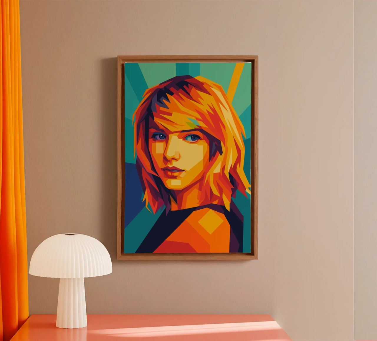 swift retro pop art wpap canvas by aiswa