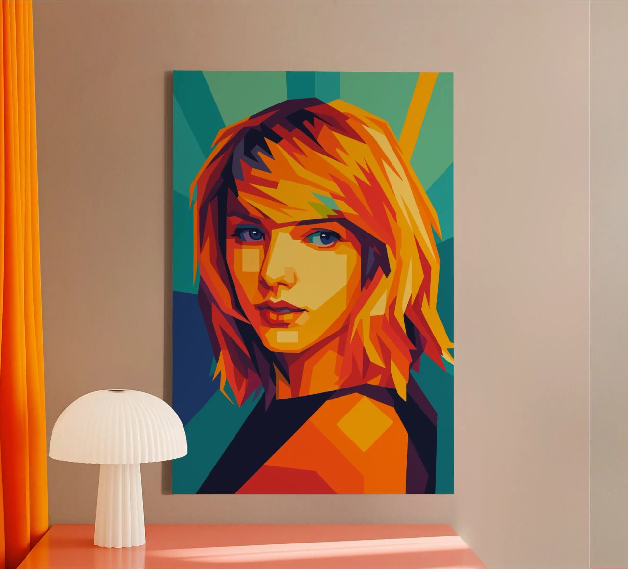 swift retro pop art wpap canvas by aiswa