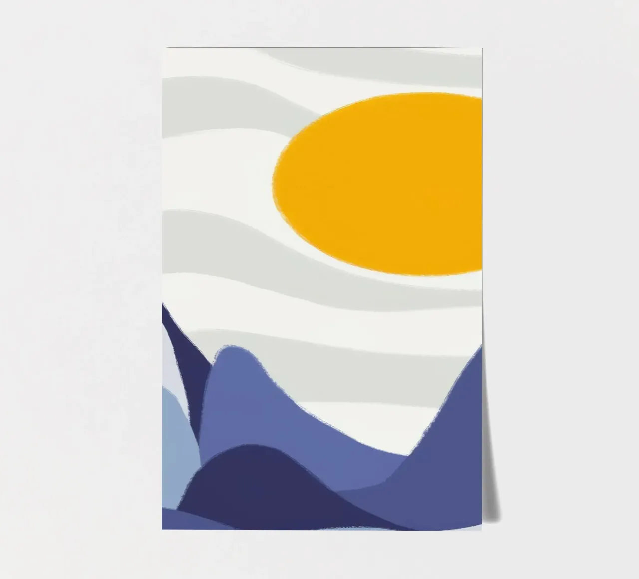 Violet Mountain Sunrise sticker sheet by Stone Patina