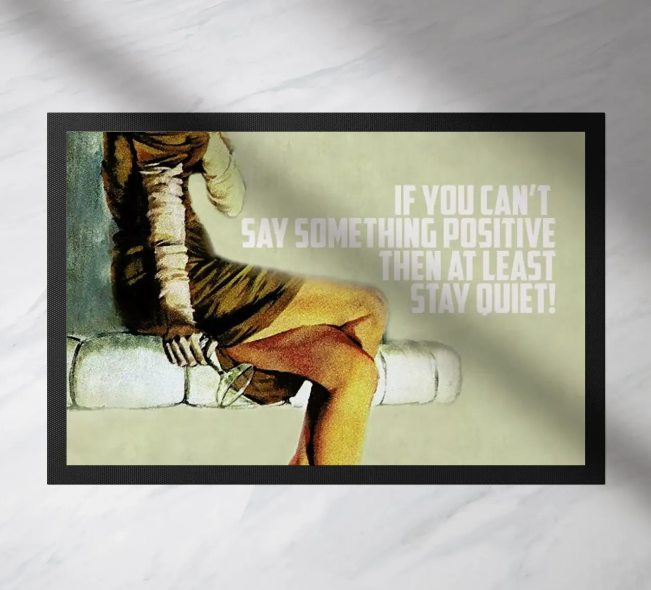 If You Can't Say Something zerbino da Gallery Print and Art Limited
