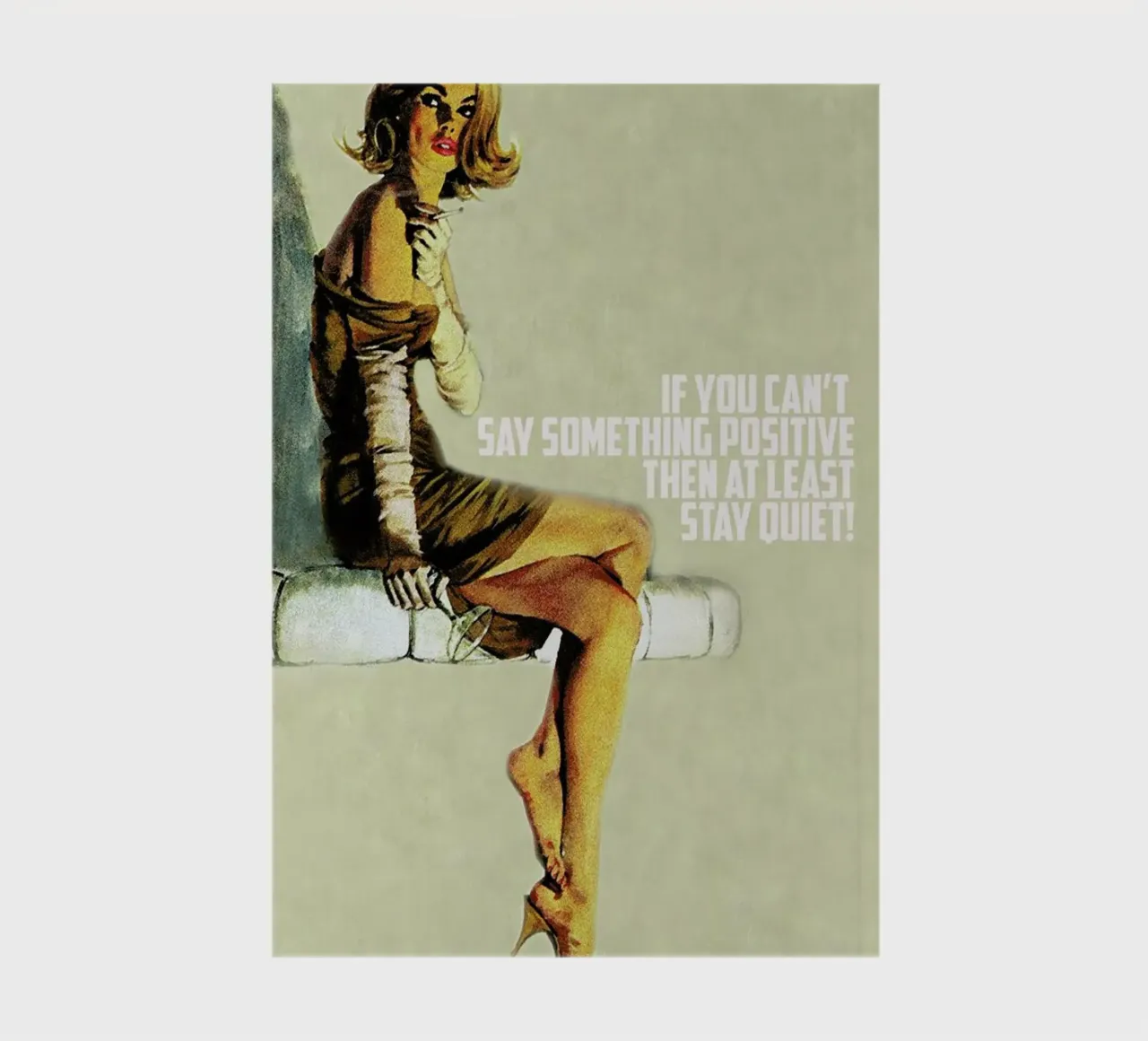 If You Can't Say Something notebook by Gallery Print and Art Limited