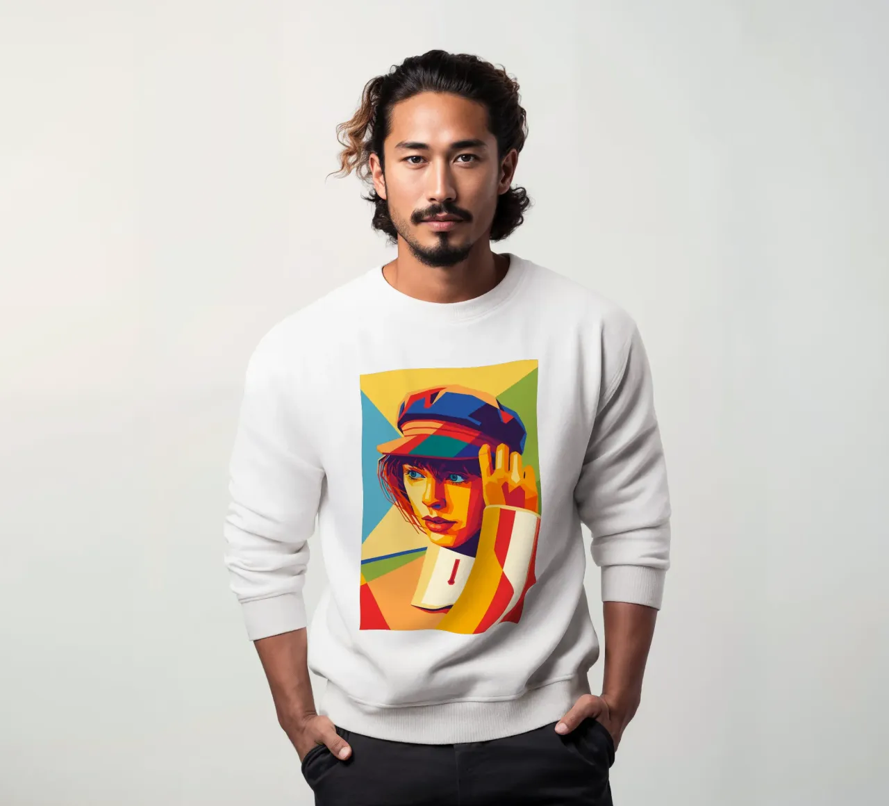 swifties retro pop art wpap felpa da aiswa