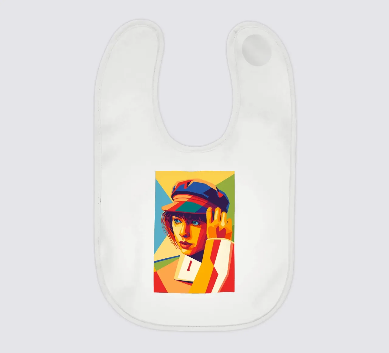 swifties retro pop art wpap bavaglino da aiswa