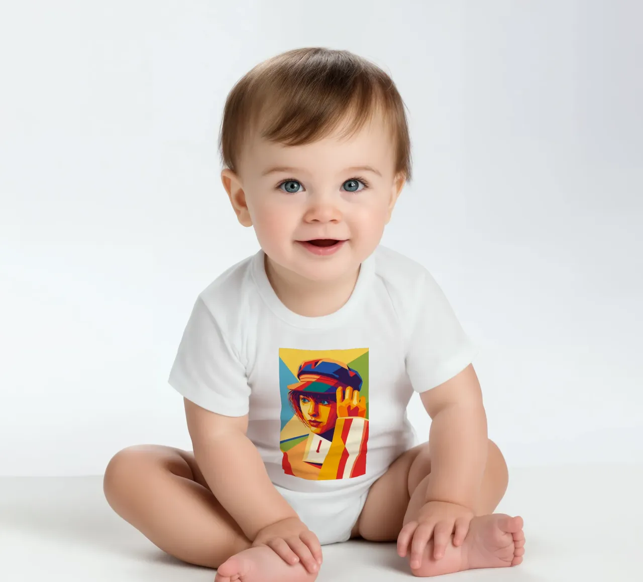 swifties retro pop art wpap body neonato maniche corte da aiswa