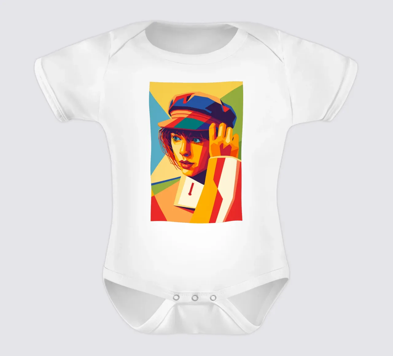 swifties retro pop art wpap Kurzarm Babybody von aiswa