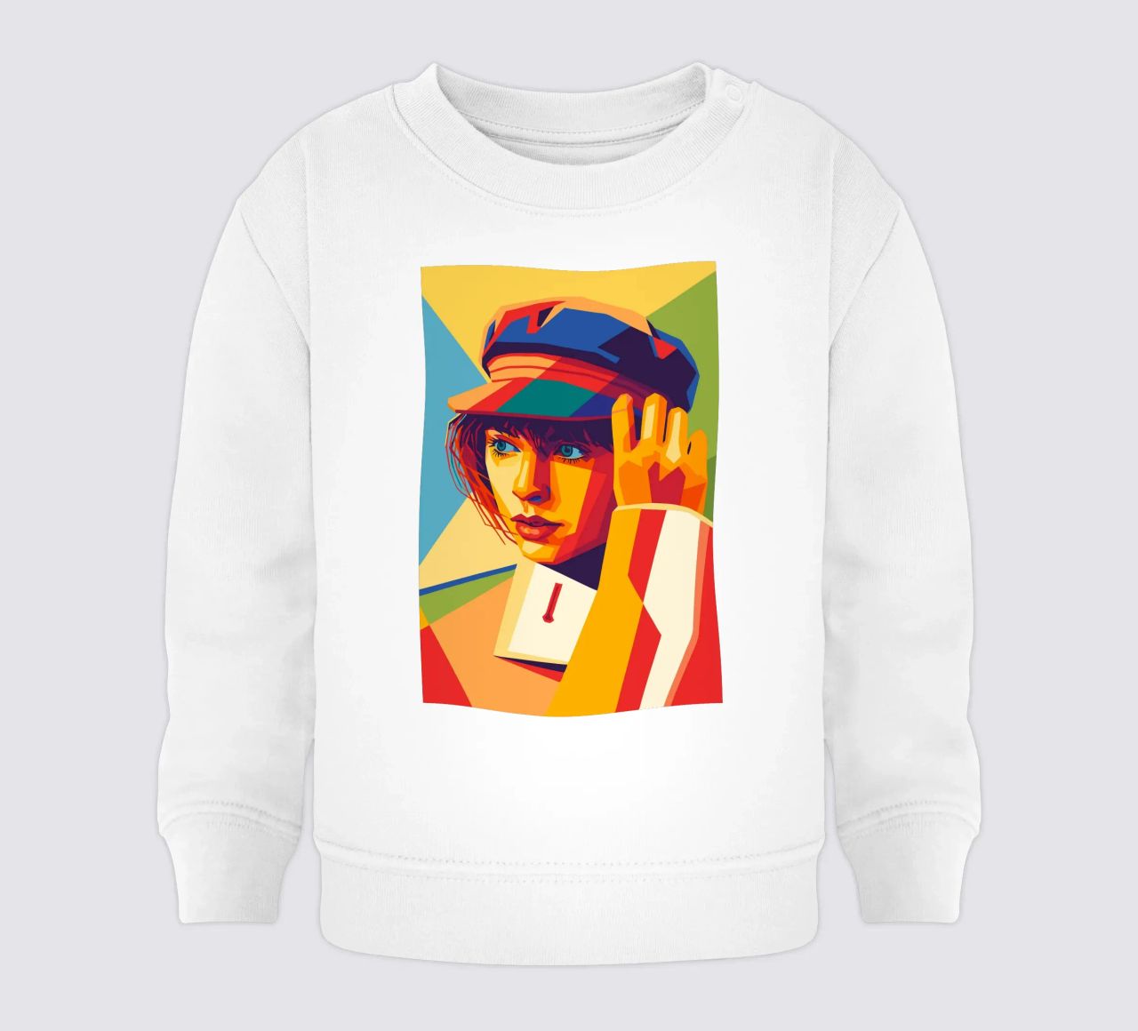 swifties retro pop art wpap felpa neonato da aiswa