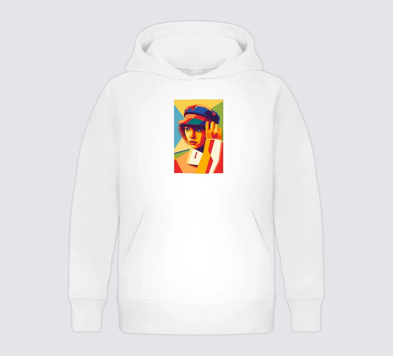 swifties retro pop art wpap felpa bambino con cappuccio da aiswa