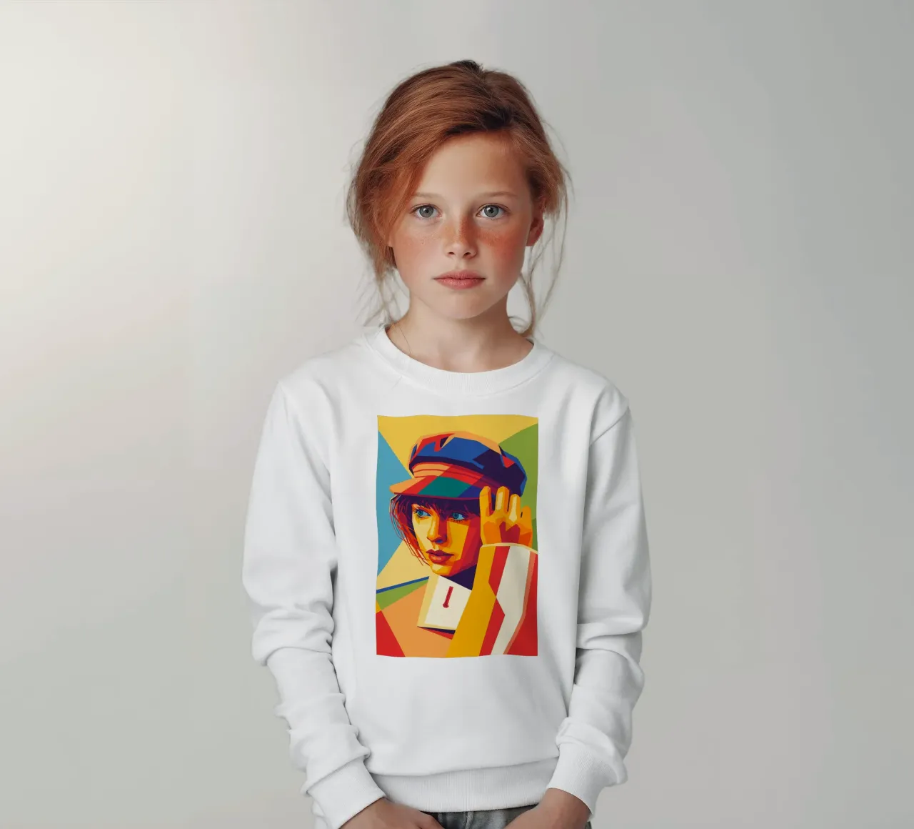 swifties retro pop art wpap sudadera para niño de aiswa