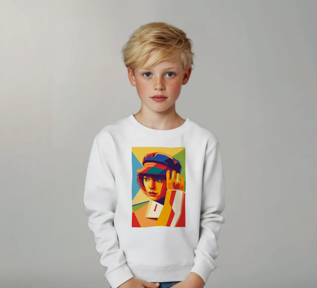 swifties retro pop art wpap sudadera para niño de aiswa
