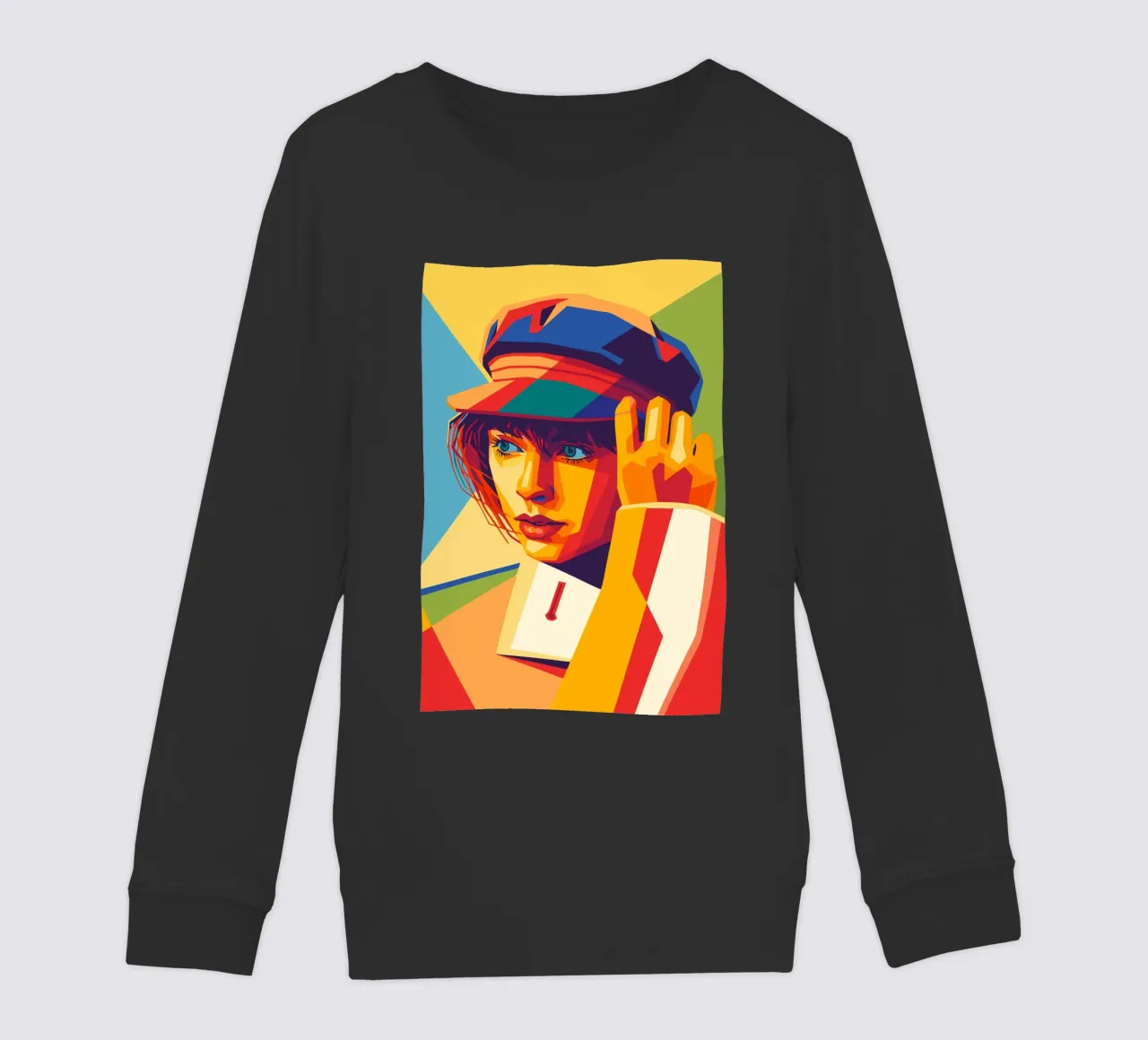 swifties retro pop art wpap felpa bambino da aiswa