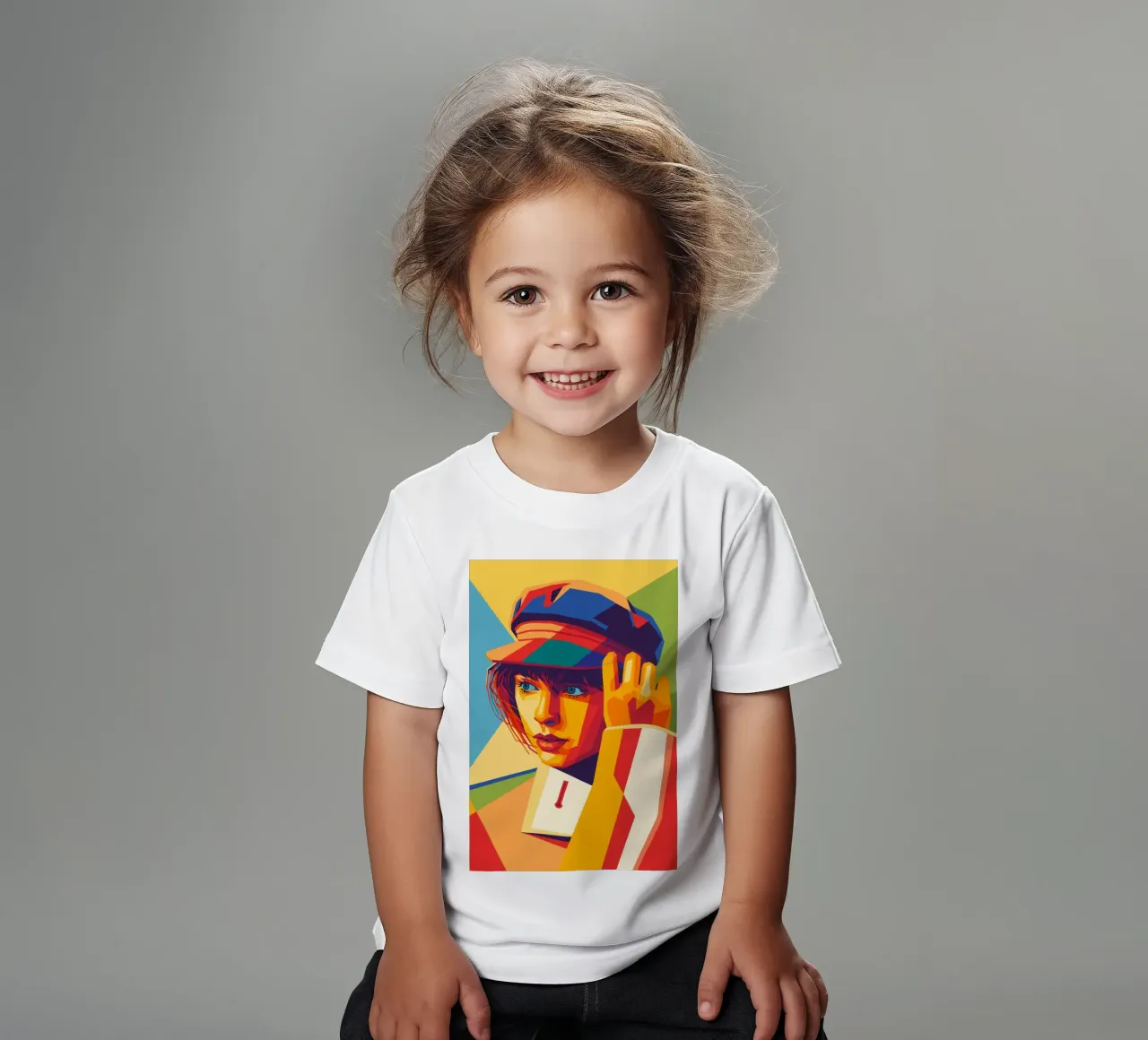 swifties retro pop art wpap t-shirt bambini da aiswa