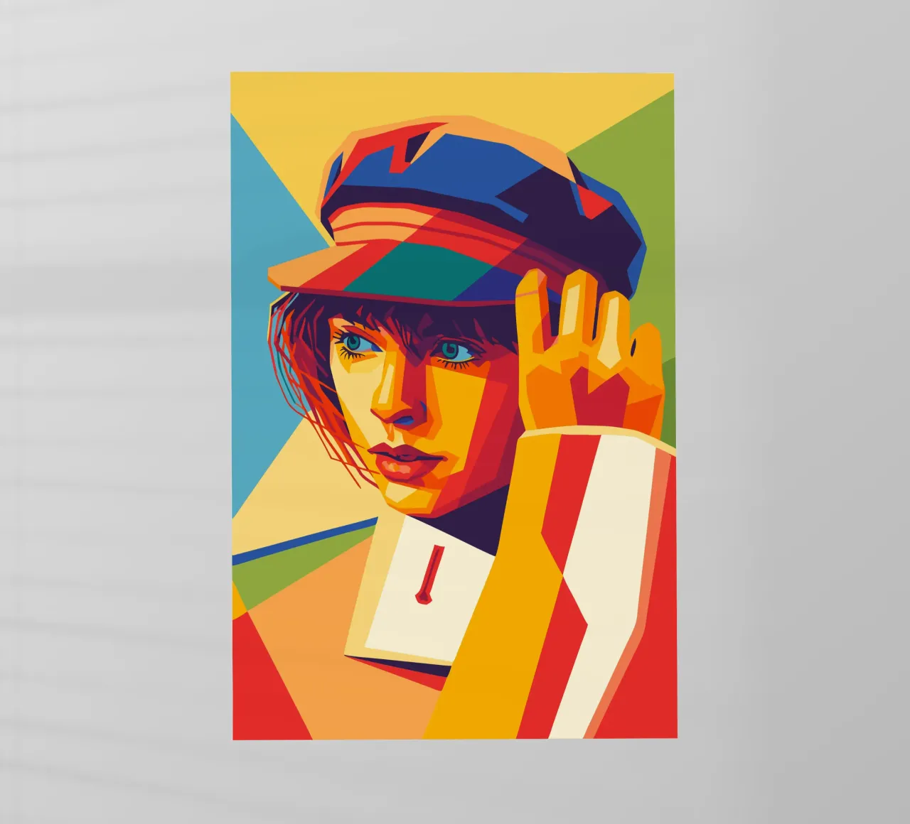 swifties retro pop art wpap pellicola backlit da aiswa