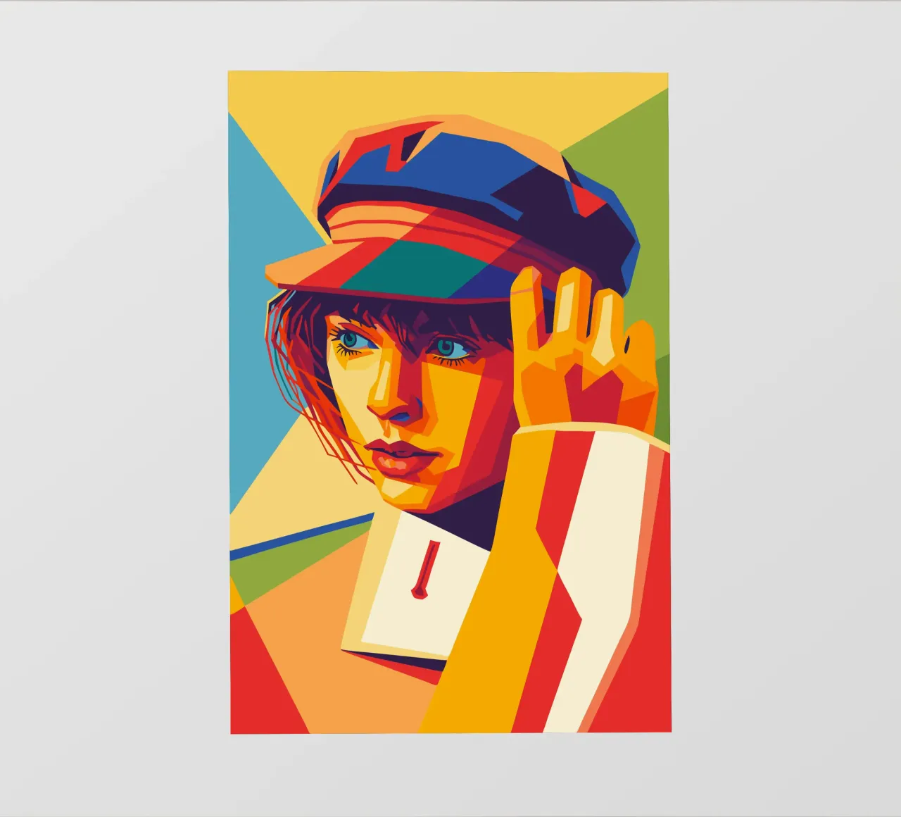 swifties retro popart wpap pvc-zeil van aiswa