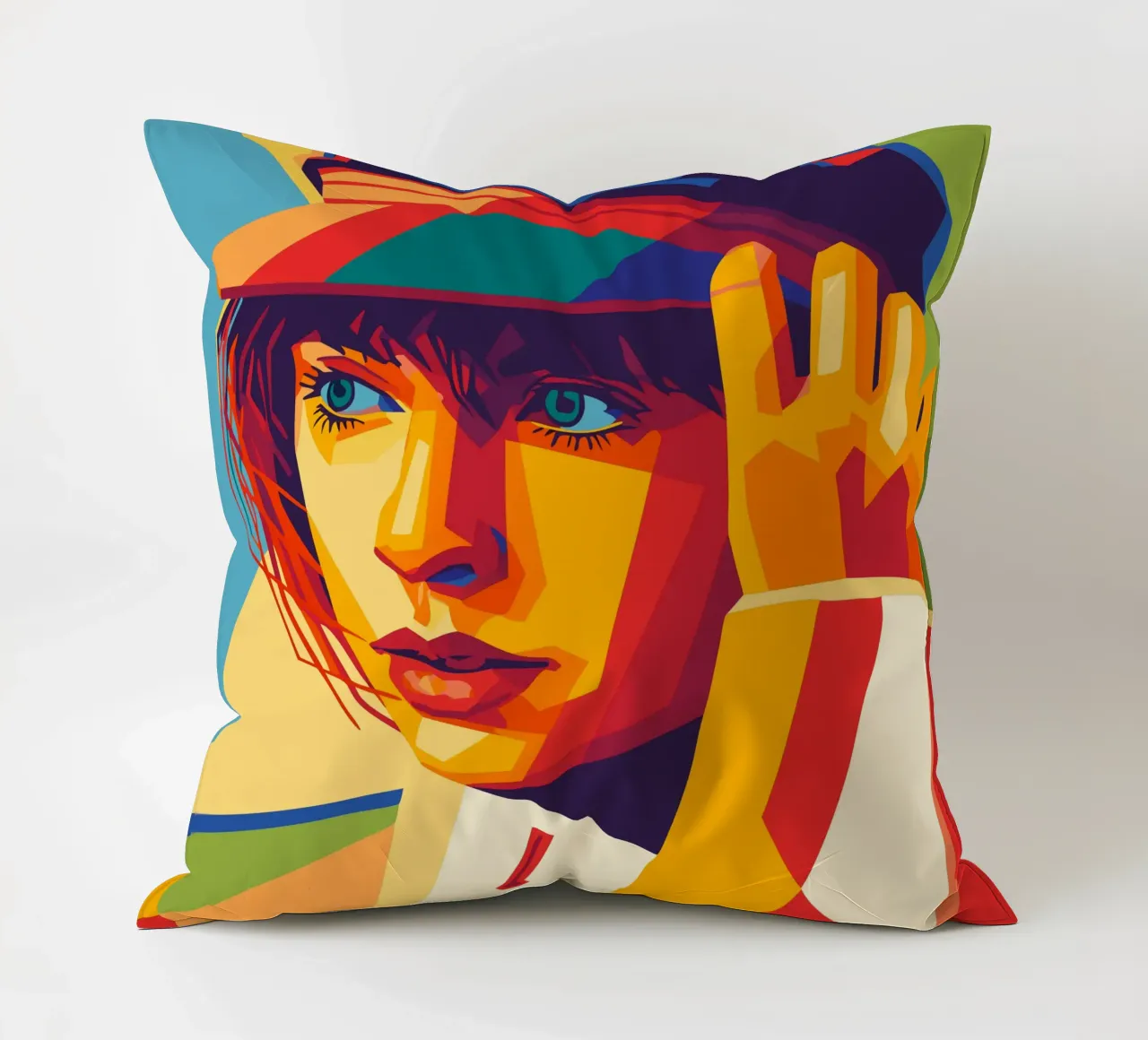 swifties retro pop art wpap Kissen von aiswa