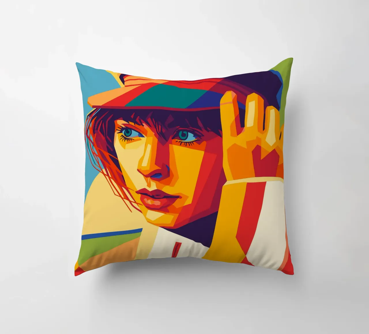 swifties retro pop art wpap Kissen von aiswa