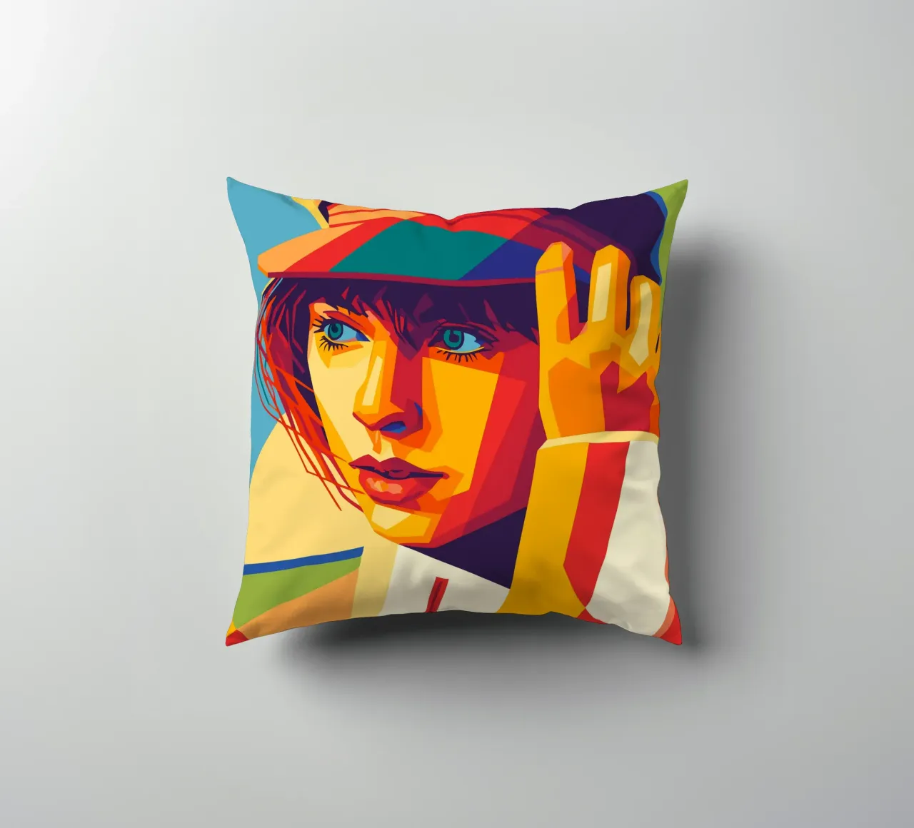 swifties retro pop art wpap Kissen von aiswa