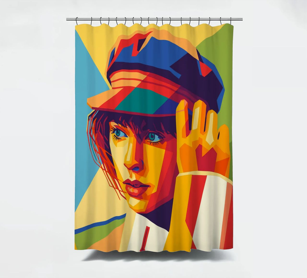 swifties retro pop art wpap tenda da doccia da aiswa