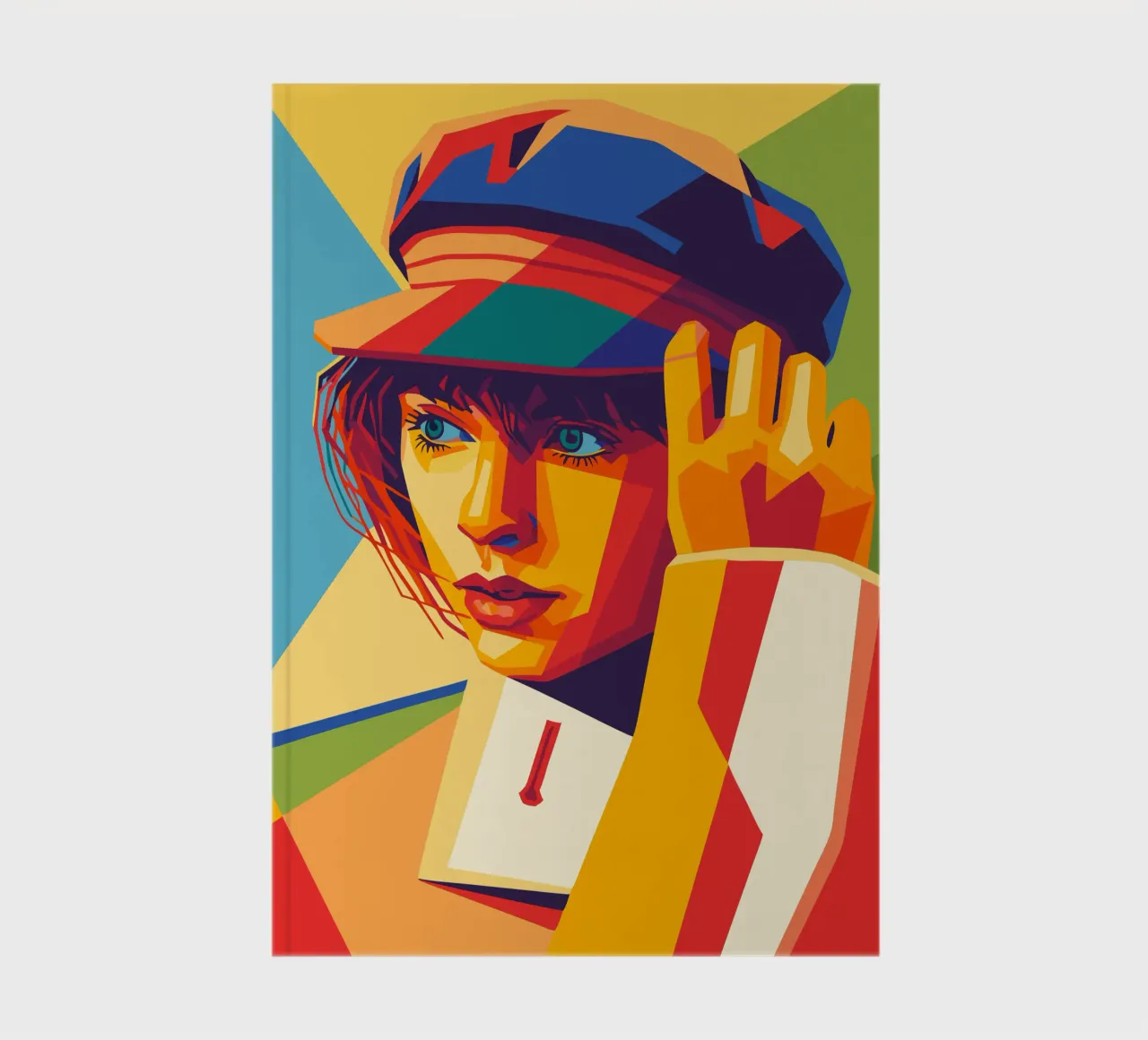 swifties retro pop art wpap notebook by aiswa