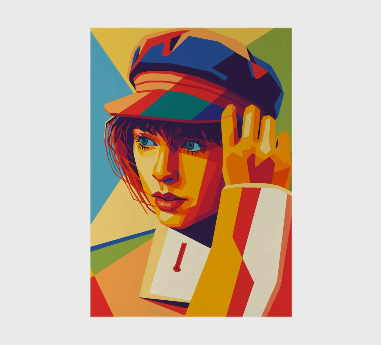 swifties retro pop art wpap carnet de notes de aiswa