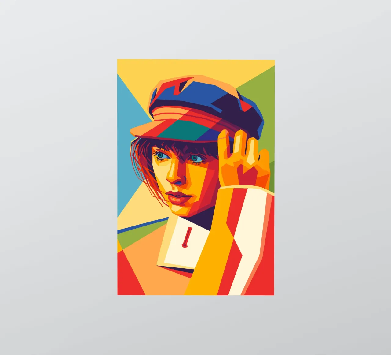 swifties retro pop art wpap adesivo da aiswa