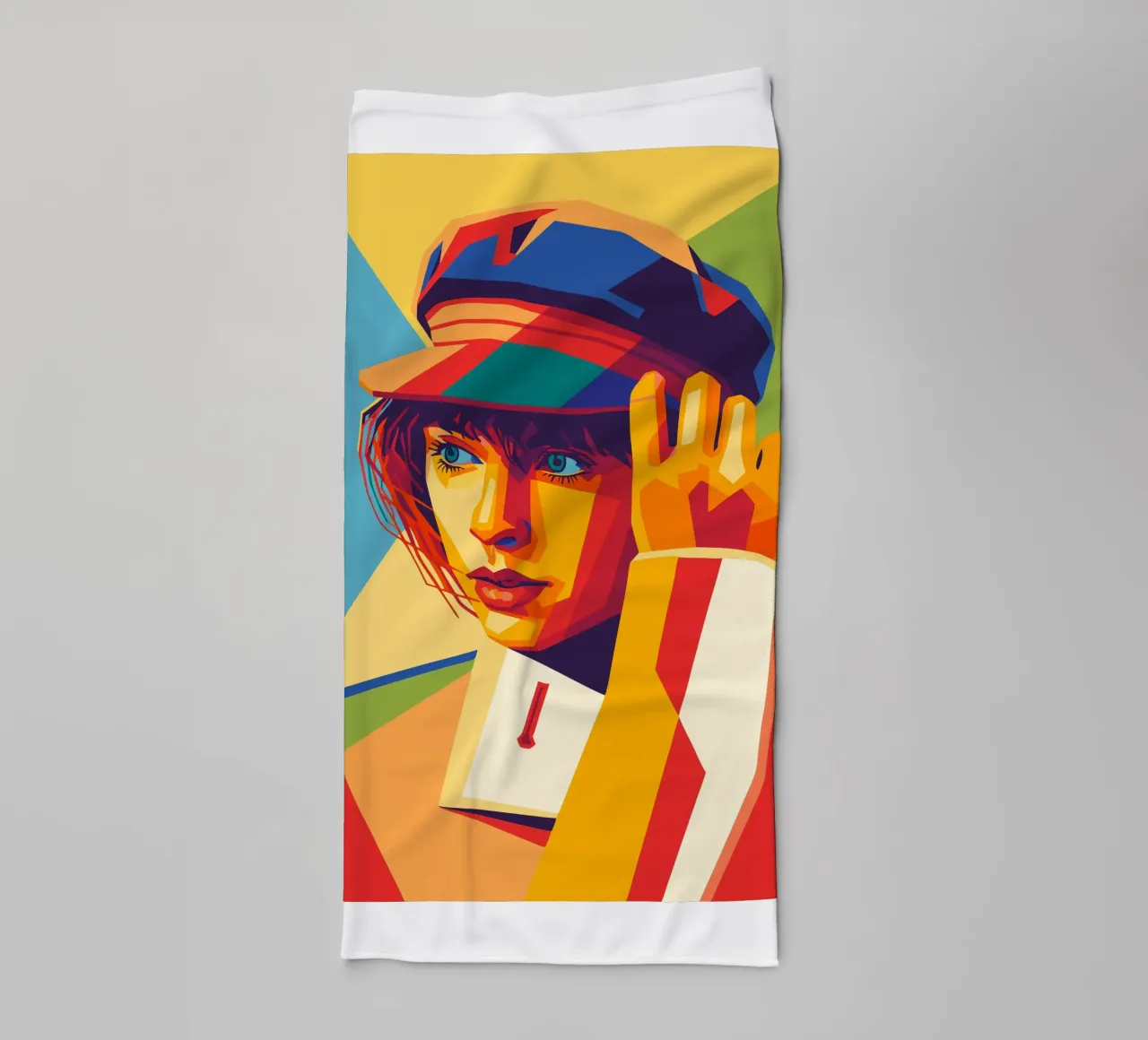 swifties retro pop art wpap towel by aiswa