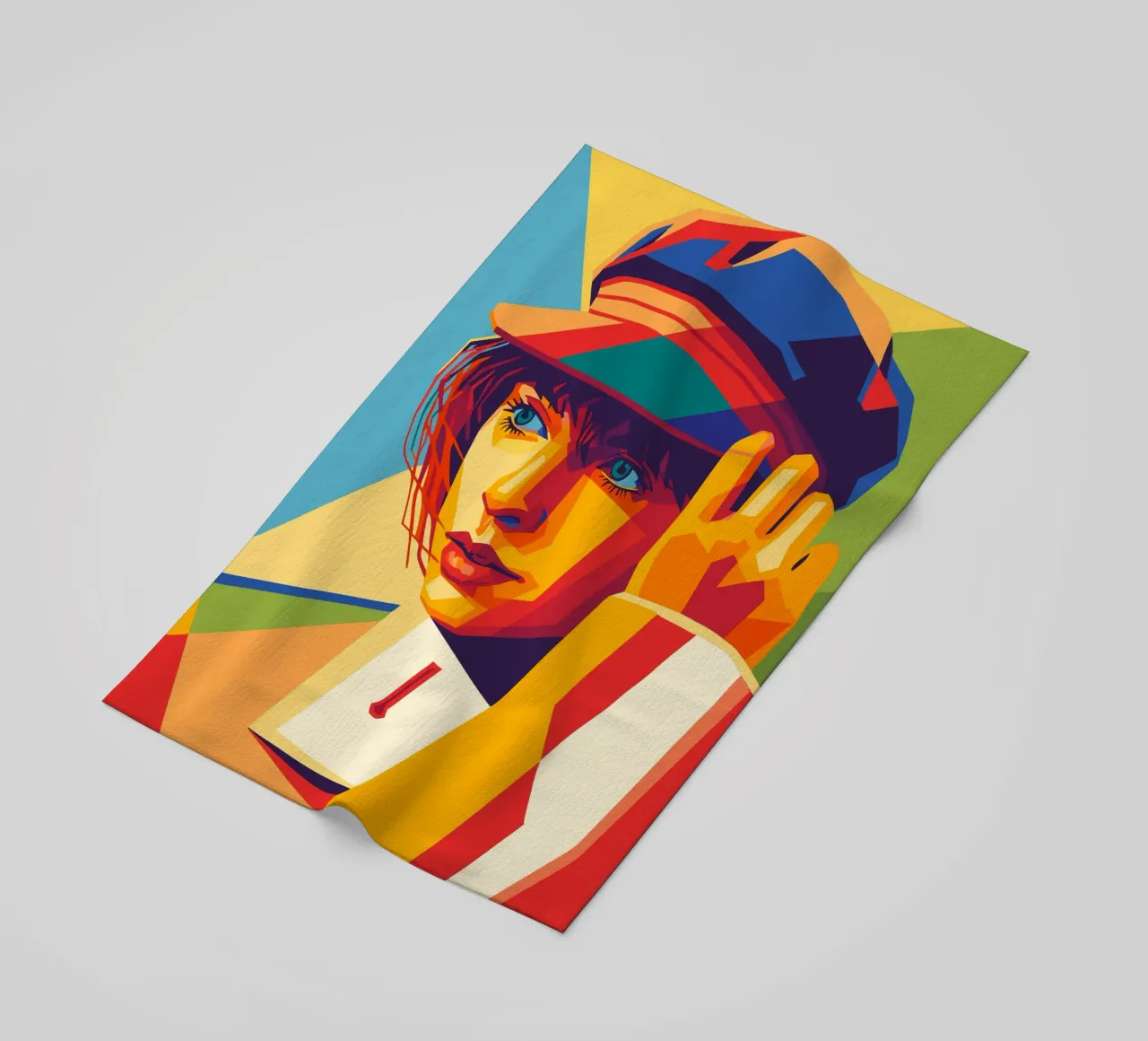 swifties retro pop art wpap Strandtuch von aiswa